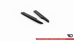 Heck Ansatz Flaps Diffusor V.2 passend für Skoda Octavia RS Mk3/Mk3 FL Hatchback/Kombi schwarz Hochglanz