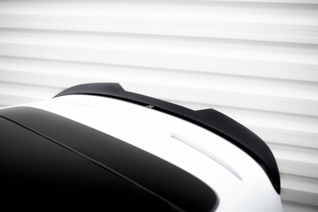 Heck Spoiler Aufsatz Abrisskante passend für Ford Fiesta ST Mk7 FL schwarz Hochglanz