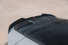 Heck Spoiler Aufsatz Abrisskante für Ford Fiesta 7 ST Black and White Edition Facelift schwarz Hochglanz