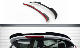 Heck Spoiler Aufsatz Abrisskante passend für Ford Fiesta ST Mk7 FL schwarz Hochglanz