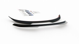 Heck Spoiler Aufsatz Abrisskante passend für Ford Fiesta ST Mk7 FL schwarz Hochglanz