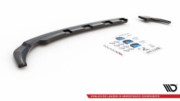 Heck Ansatz Flaps Diffusor V.2 für VW Polo GTI Mk6 schwarz Hochglanz
