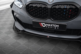Cup Spoilerlippe Front Ansatz V.5 passend für BMW 1er F40 M-Paket / M135i schwarz Hochglanz