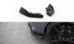 Heck Ansatz Flaps Diffusor V.4 für BMW 1er M-Paket /  M135i / 128ti F40 schwarz Hochglanz