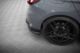 Heck Ansatz Flaps Diffusor V.4 für BMW 1er M-Paket /  M135i / 128ti F40 schwarz Hochglanz