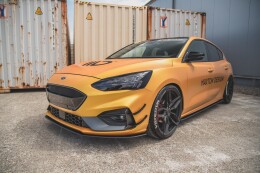 Street Pro Cup Spoilerlippe Front Ansatz für Ford Focus ST / ST-Line Mk4 rot