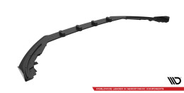 Street Pro Cup Spoilerlippe Front Ansatz für + Flaps für Ford Focus ST / ST-Line Mk4 schwarz Hochglanz