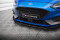 Street Pro Cup Spoilerlippe Front Ansatz passend für Ford Focus ST / ST-Line Mk4 SCHWARZ+ HOCHGLANZ FLAPS