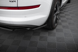 Heck Ansatz Flaps Diffusor für Skoda Kodiaq RS Mk1 / Mk1 FL schwarz Hochglanz