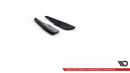 Heck Ansatz Flaps Diffusor für Skoda Kodiaq RS Mk1 / Mk1 FL schwarz Hochglanz