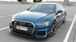 Cup Spoilerlippe Front Ansatz V.1 für Audi A6 S-Line...