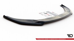 Cup Spoilerlippe Front Ansatz V.1 passend für Audi A6 S-Line / S6 C8 / C8 Facelift schwarz Hochglanz