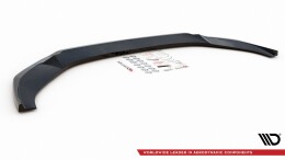 Cup Spoilerlippe Front Ansatz V.1 passend für Audi A6 S-Line / S6 C8 / C8 Facelift schwarz Hochglanz
