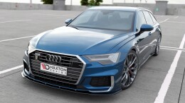 Cup Spoilerlippe Front Ansatz V.2 für Audi A6 S-Line...