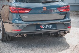 Heck Ansatz Diffusor V.2 passend für Seat Leon Cupra ST Mk3 FL