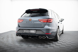 Heck Ansatz Diffusor V.3 passend für Seat Leon Cupra...