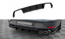 Heck Ansatz Diffusor V.3 passend für Seat Leon Cupra ST Mk3 FL