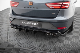 Heck Ansatz Diffusor V.3 passend für Seat Leon Cupra ST Mk3 FL
