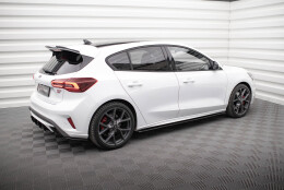 Street Pro Seitenschweller Ansatz Cup Leisten passend für Ford Focus ST / ST-Line Mk4 SCHWARZ