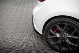 Street Pro Heck Ansatz Flaps Diffusor passend für Ford Focus ST Mk4 rot