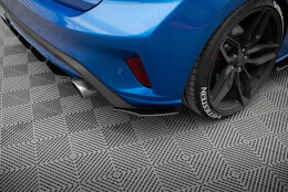 Street Pro Heck Ansatz Flaps Diffusor passend für Ford Focus ST Mk4 rot