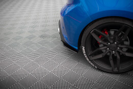 Street Pro Heck Ansatz Flaps Diffusor passend für Ford Focus ST Mk4 rot