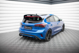 Street Pro Heck Ansatz Flaps Diffusor passend für Ford Focus ST Mk4 rot
