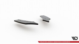 Street Pro Heck Ansatz Flaps Diffusor passend für Ford Focus ST Mk4 rot