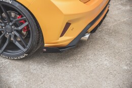 Street Pro Heck Ansatz Flaps Diffusor passend für Ford Focus ST Mk4 rot+ Hochglanz Flaps