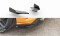 Street Pro Heck Ansatz Flaps Diffusor passend für Ford Focus ST Mk4 rot+ Hochglanz Flaps