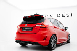 Heck Spoiler Aufsatz Abrisskante V.2 passend für Ford Fiesta Mk8 ST / ST-Line schwarz Hochglanz
