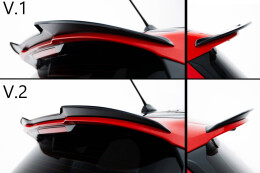 Heck Spoiler Aufsatz Abrisskante V.2 passend für Ford Fiesta Mk8 ST / ST-Line schwarz Hochglanz