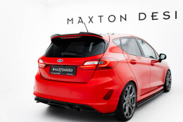 Heck Spoiler Aufsatz Abrisskante V.2 passend für Ford Fiesta Mk8 ST / ST-Line schwarz Hochglanz