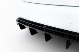 Heck Ansatz Diffusor V.2 passend für Ford FIesta Mk8 ST schwarz Hochglanz