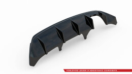 Heck Ansatz Diffusor V.2 passend für Ford FIesta Mk8 ST schwarz Hochglanz