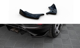 Heck Ansatz Flaps Diffusor V.2 passend für Ford FIesta Mk8 ST schwarz Hochglanz