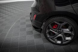 Street+ Heck Ansatz Flaps V.2 passend für Ford FIesta Mk8 ST schwarz Hochglanz