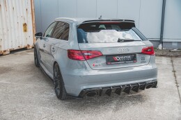 Heck Ansatz Diffusor für Audi RS3 8V Sportback...