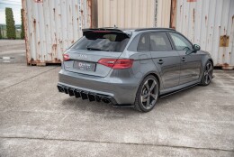 Heck Ansatz Flaps Diffusor V.2 passend für Audi RS3...