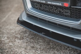Street Pro Cup Spoilerlippe Front Ansatz passend für Audi RS3 8V Sportback SCHWARZ