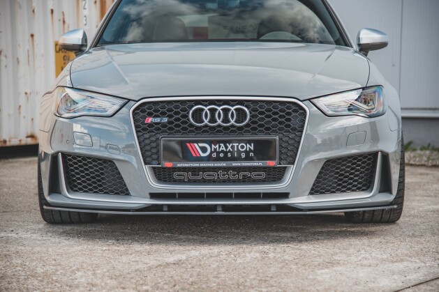 Street Pro Cup Spoilerlippe Front Ansatz für Audi RS3 8V Sportback ROT