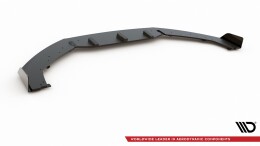 Street Pro Cup Spoilerlippe Front Ansatz passend für Audi RS3 8V Sportback SCHWARZ+ HOCHGLANZ FLAPS