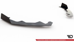 Front Stoßstange Flaps passend für Audi RS3 8V Sportback schwarz Hochglanz