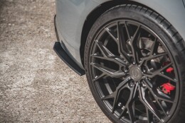 Street Pro Heck Ansatz Flaps Diffusor passend für Audi RS3 8V Sportback SCHWARZ