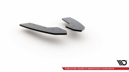 Street Pro Heck Ansatz Flaps Diffusor passend für Audi RS3 8V Sportback SCHWARZ