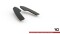 Street Pro Heck Ansatz Flaps Diffusor passend für Audi RS3 8V Sportback SCHWARZ