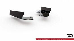 Hintere Seiten Flaps für Audi RS3 8V Sportback schwarz Hochglanz