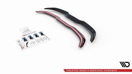 Heck Spoiler Aufsatz Abrisskante passend für V2 Ford Focus Hatchback ST Mk4 schwarz Hochglanz