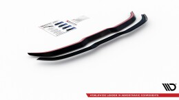 Heck Spoiler Aufsatz Abrisskante passend für V2 Ford Focus Hatchback ST Mk4 schwarz Hochglanz