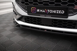 Cup Spoilerlippe Front Ansatz V.7 passend für Ford Focus ST / ST-Line Mk4 Facelift schwarz Hochglanz